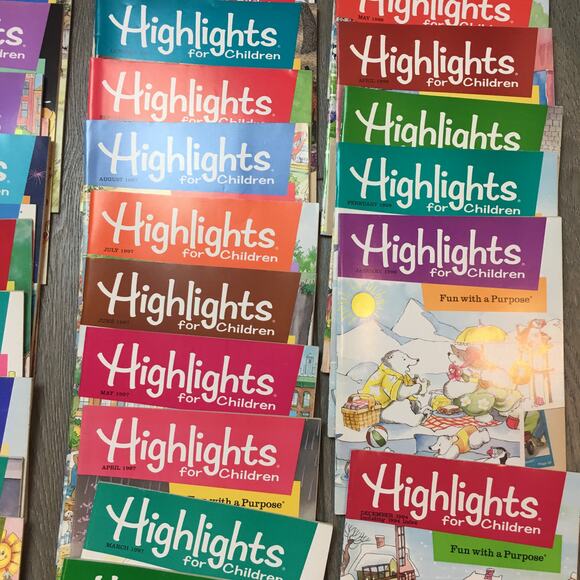 Lot of 41  Highlights Children Kids Magazines 1995-1998 - Picture 6 of 8